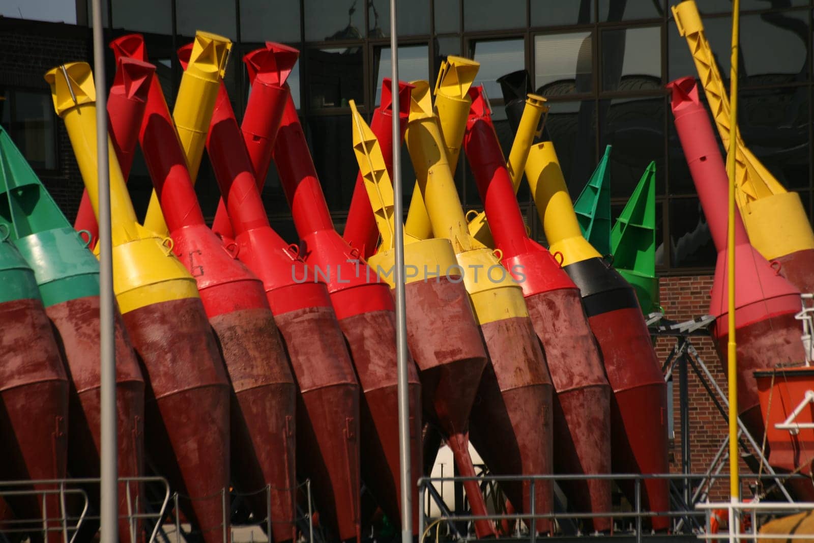 Buoy yard in Cuxhaven