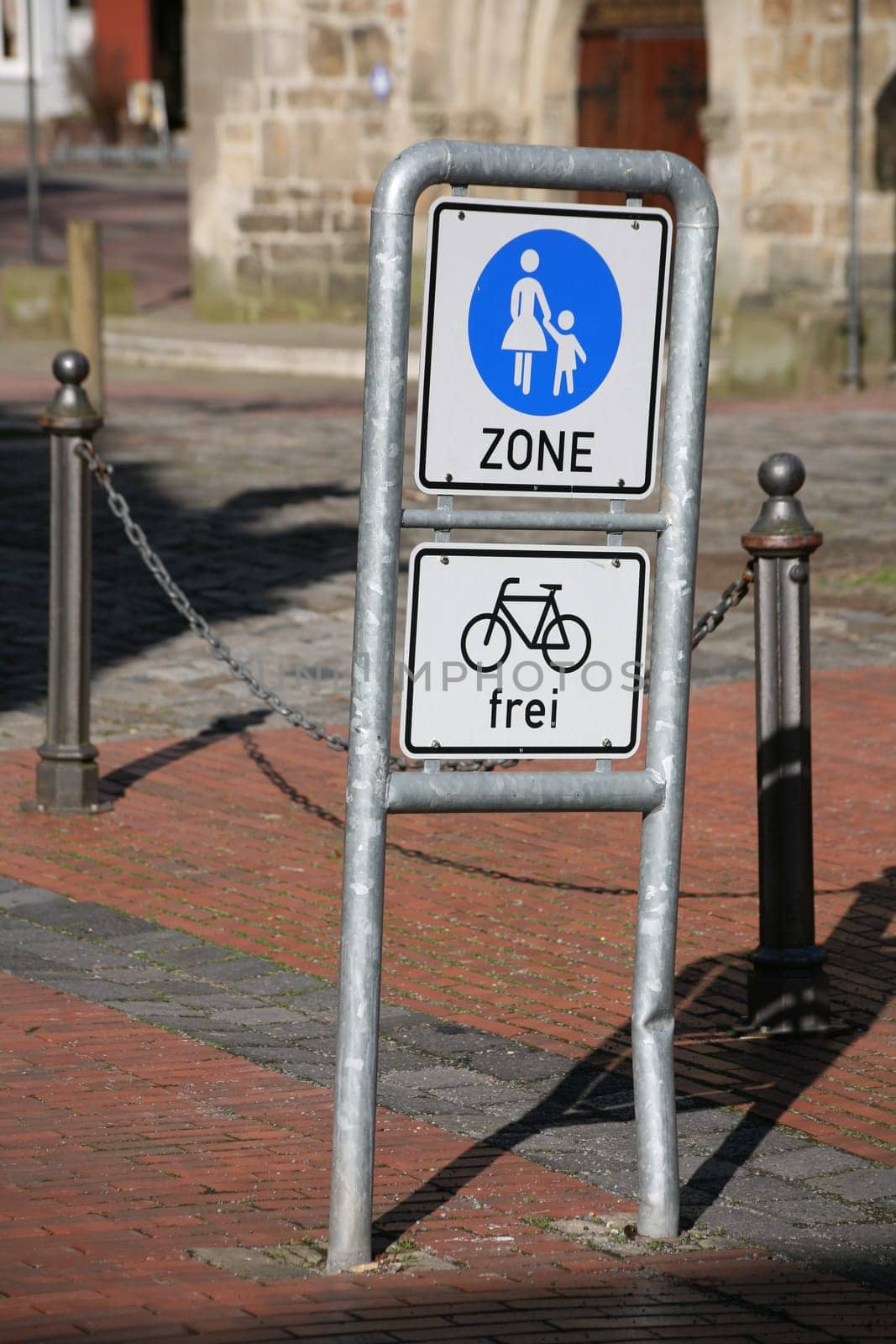 Signs in a small German town