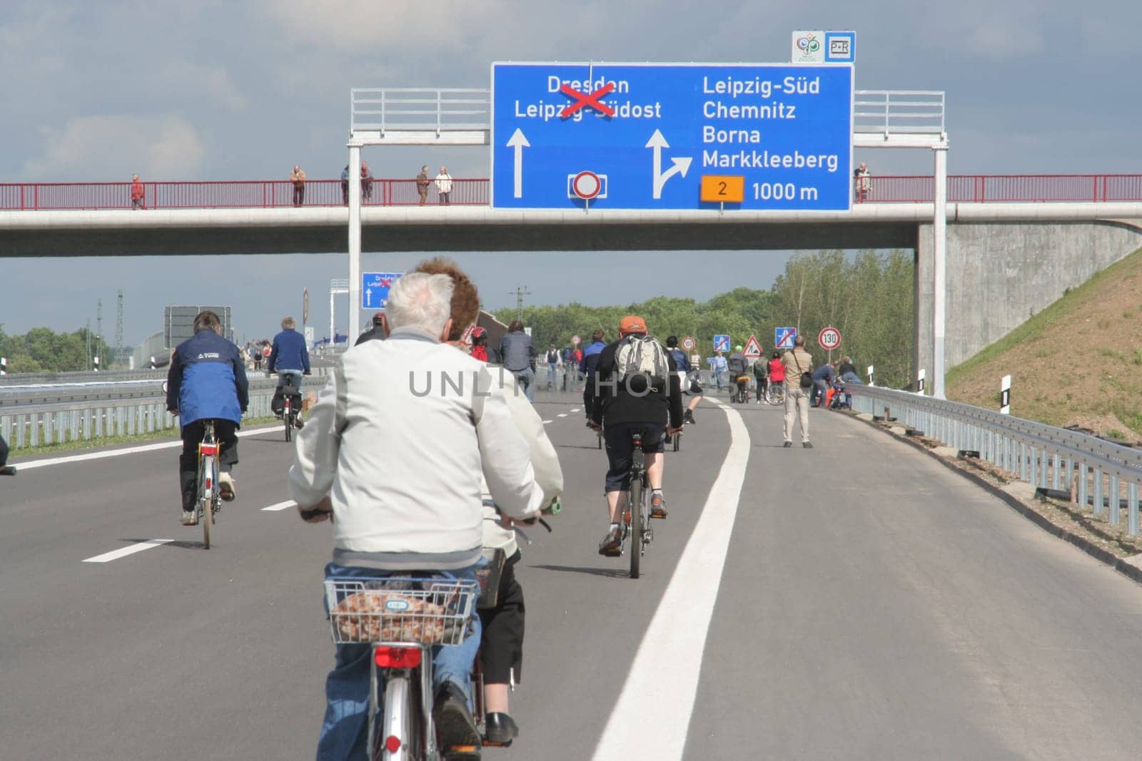 Cycling on the highway