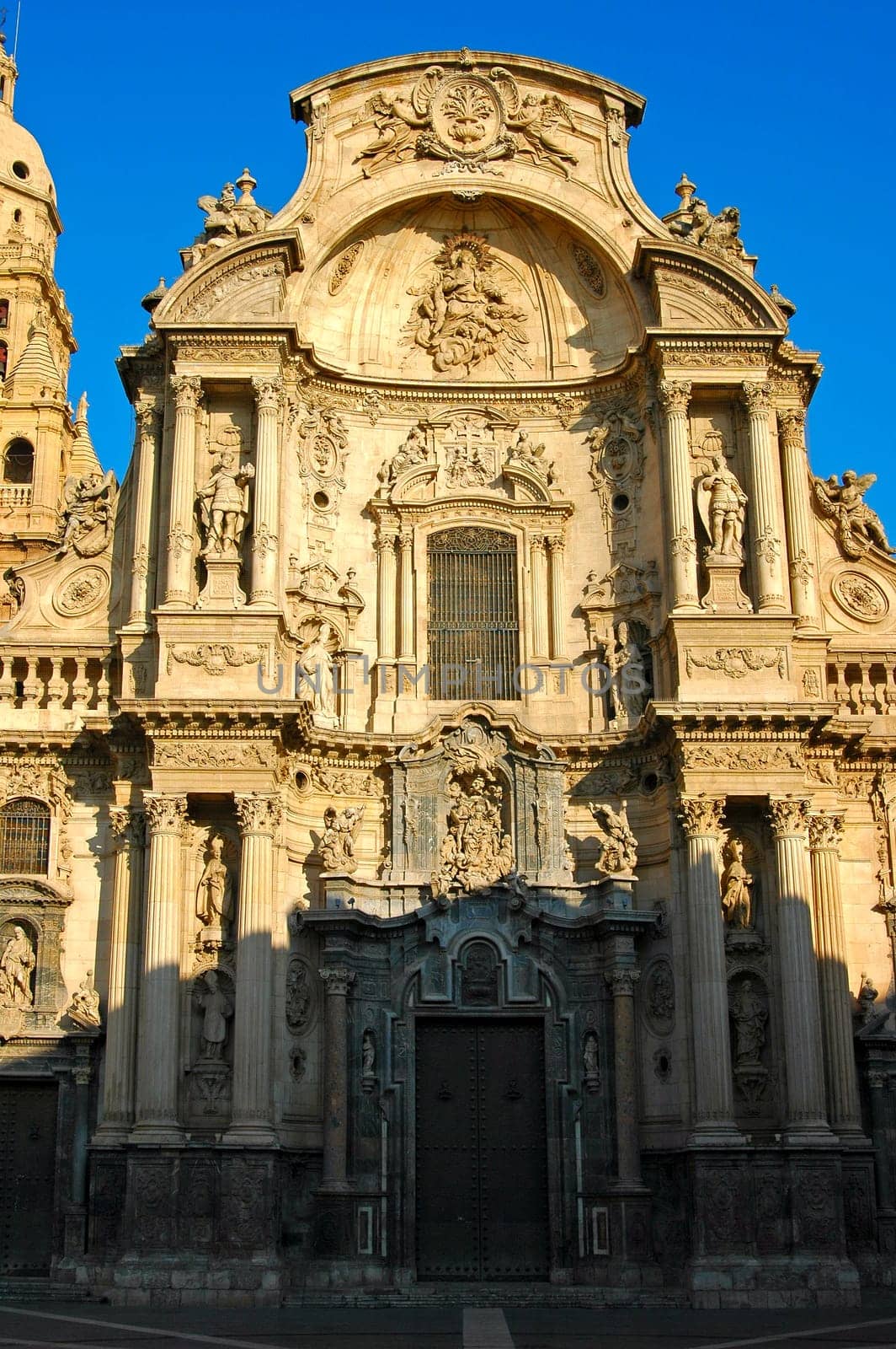 Baroque Cathedral of Murcia,Spain