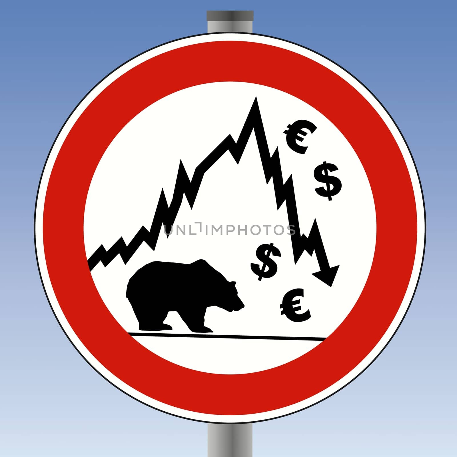 ... on the stock exchange,the money is not gone,it is just someone else.
