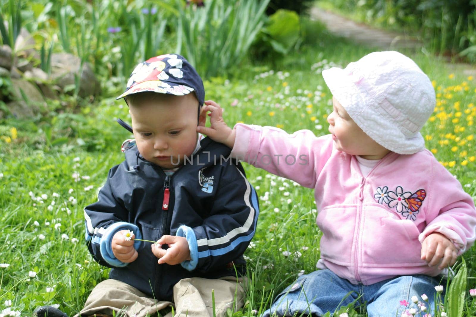 Children in the flower meadow6