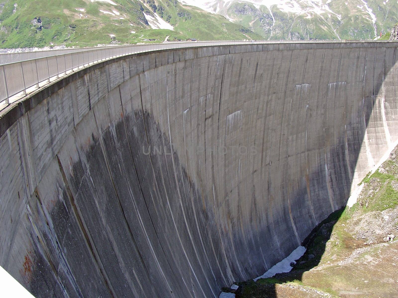High mountain dams Kaprun