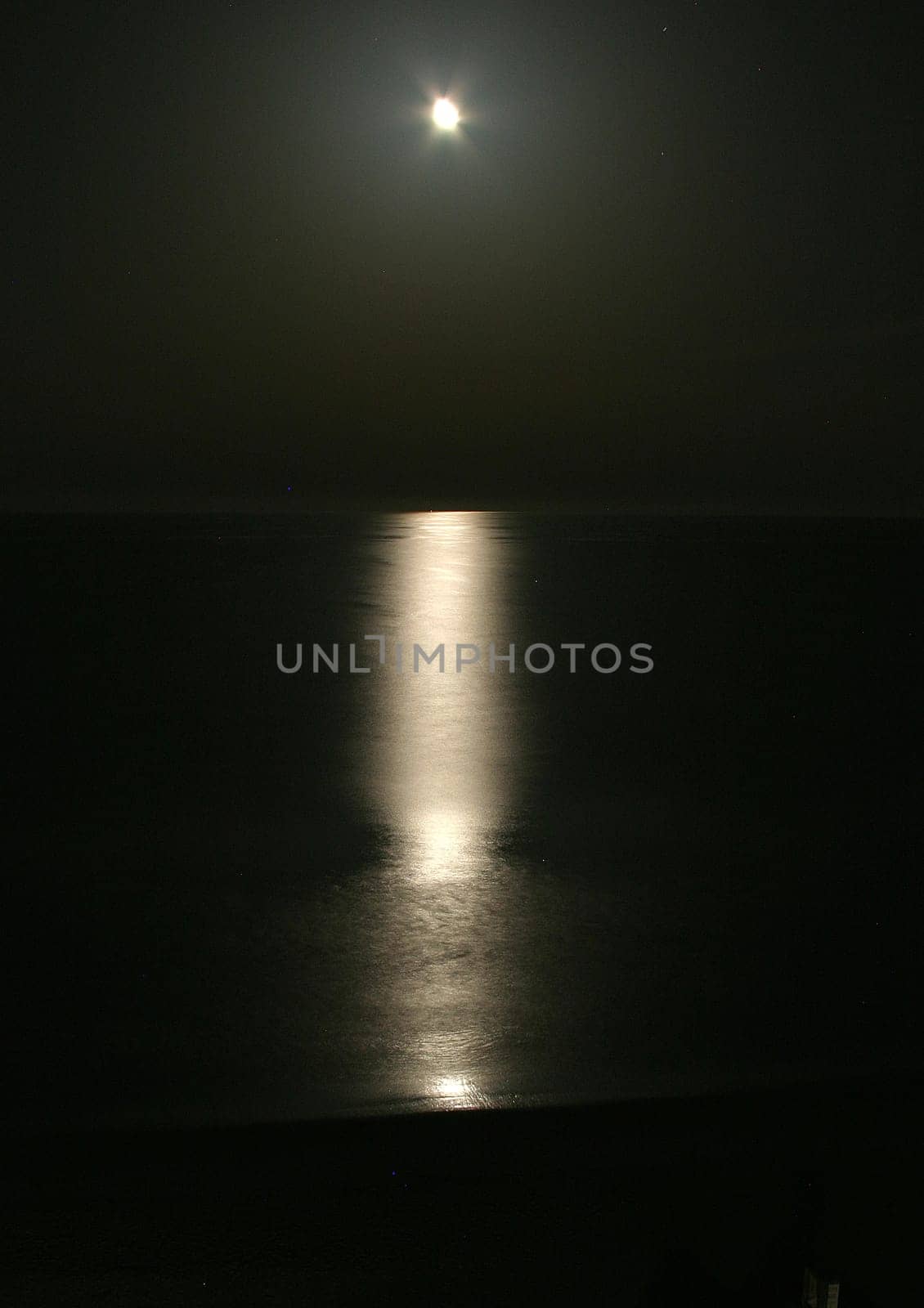 Moon in the sea
