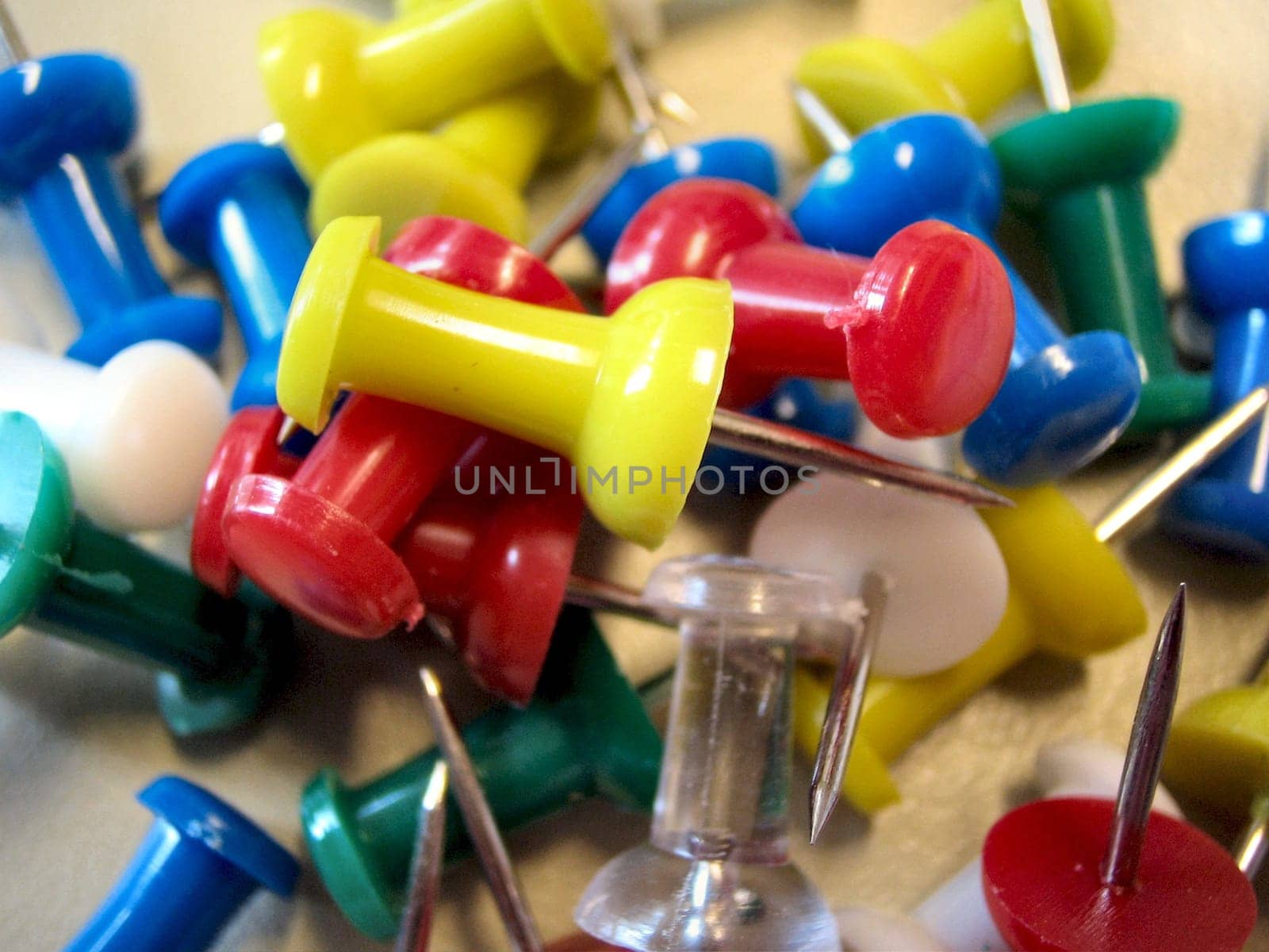 colored pins