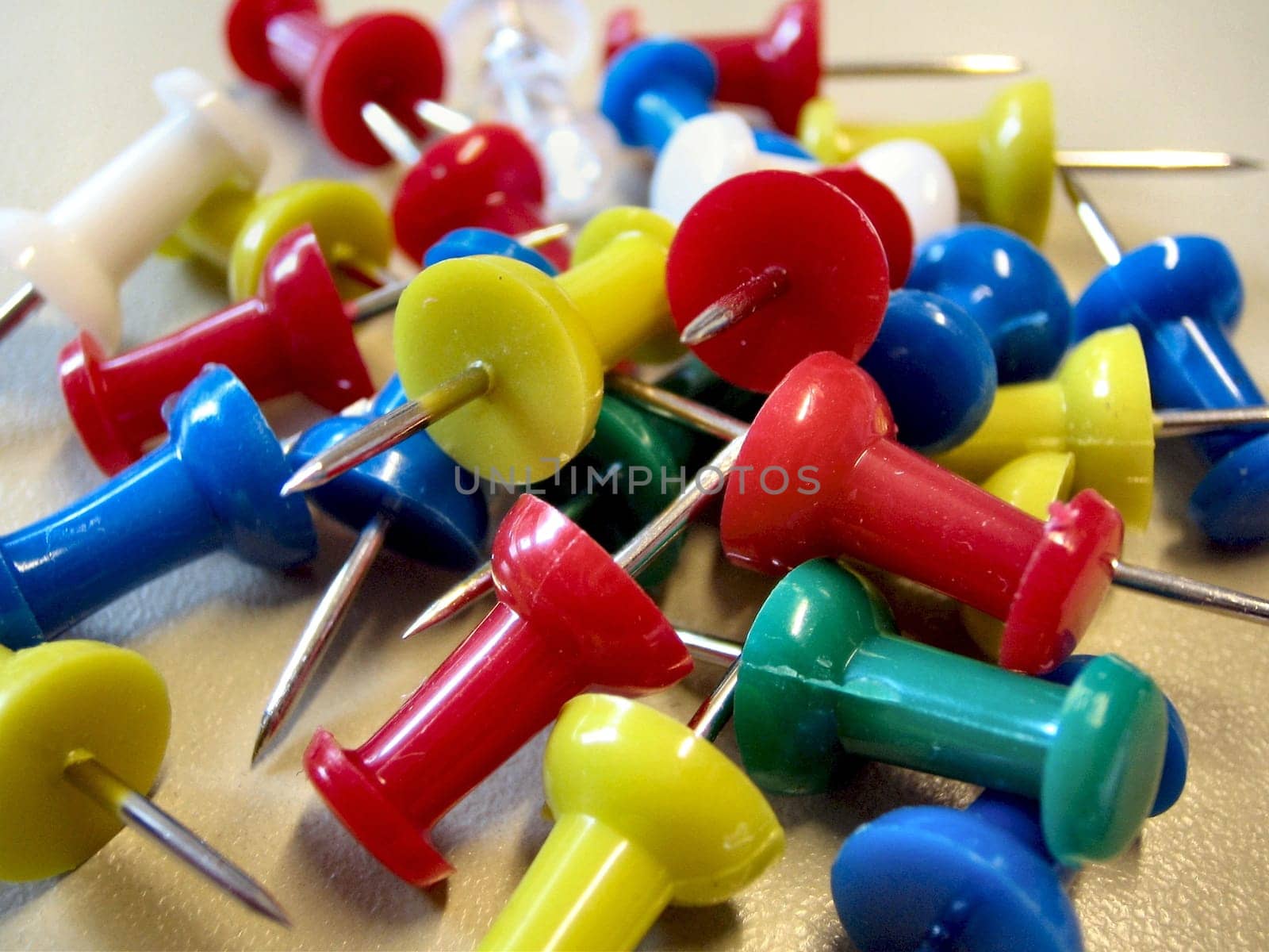 colorful pins