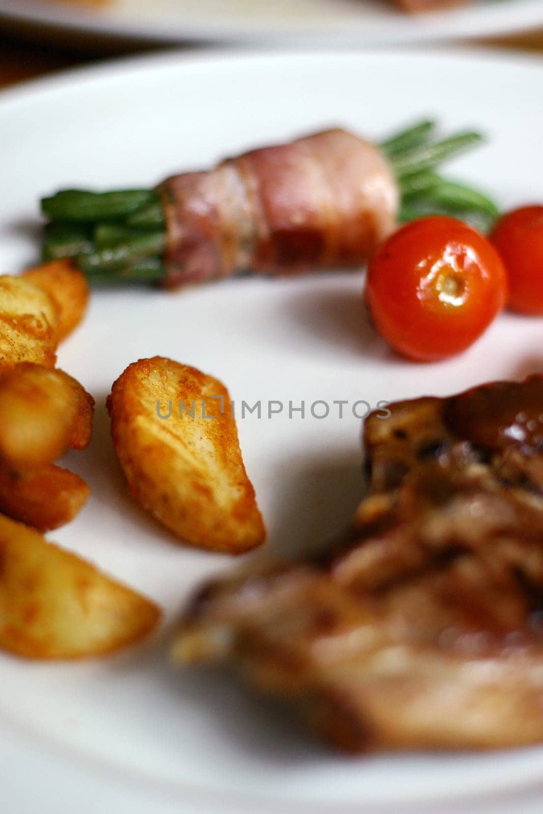 Meat fried