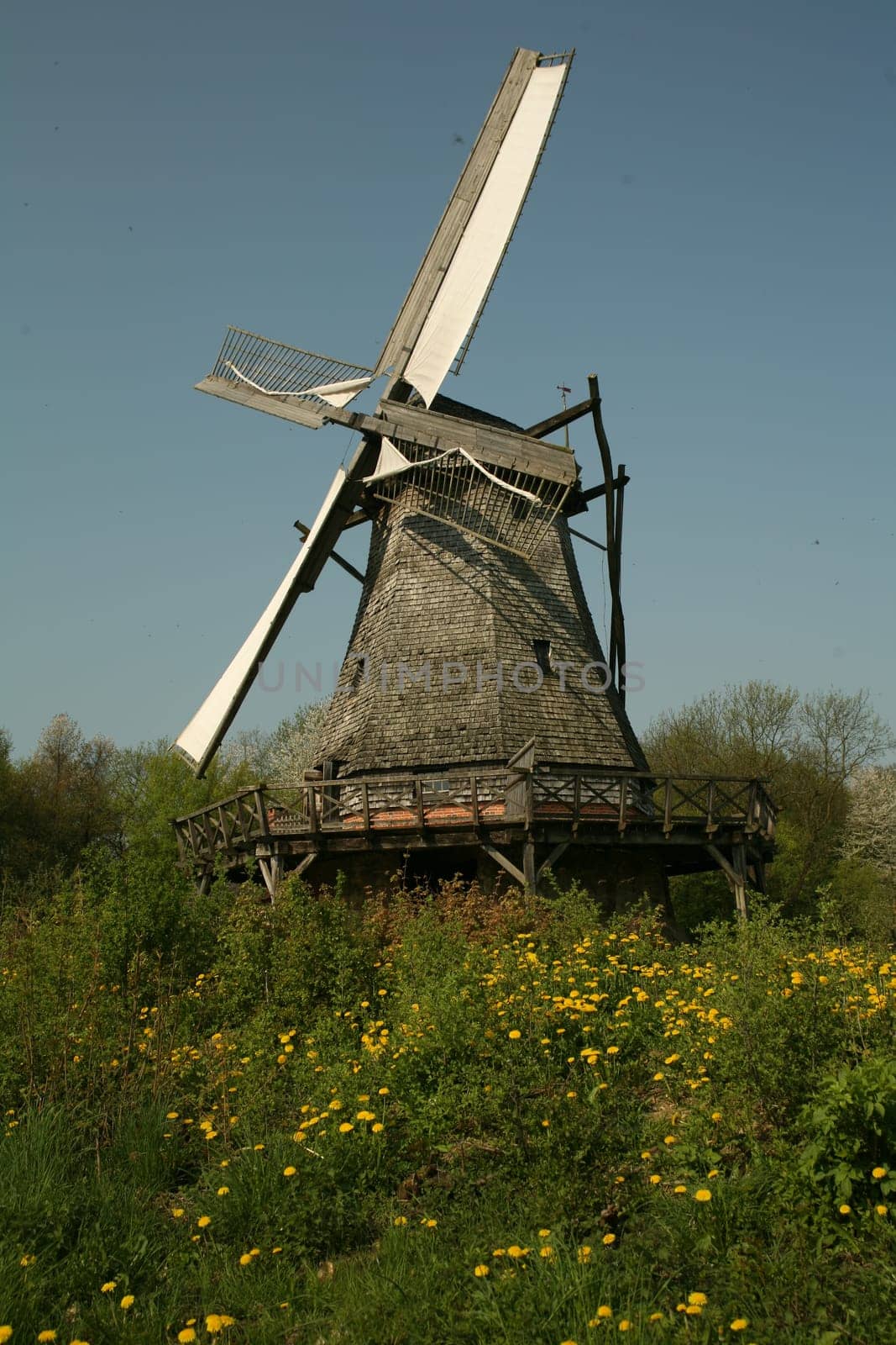 Historic cap windmill in Lipperland - still fully functional!