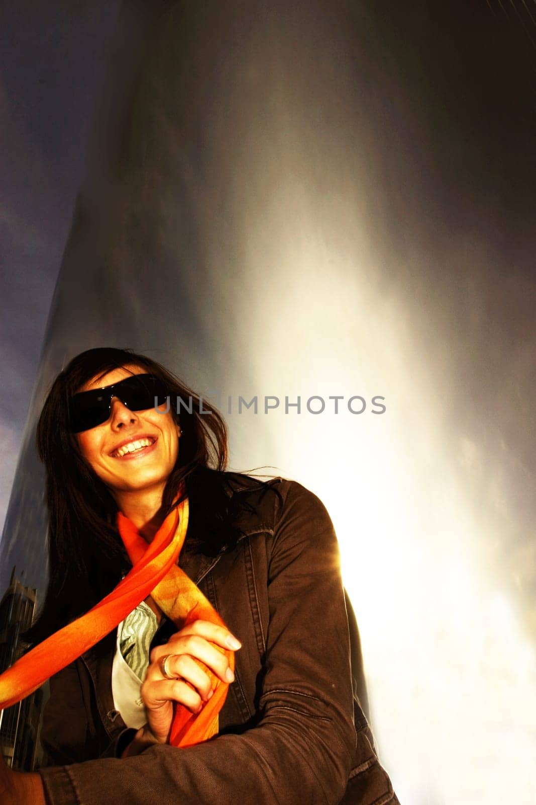 Cheerful woman