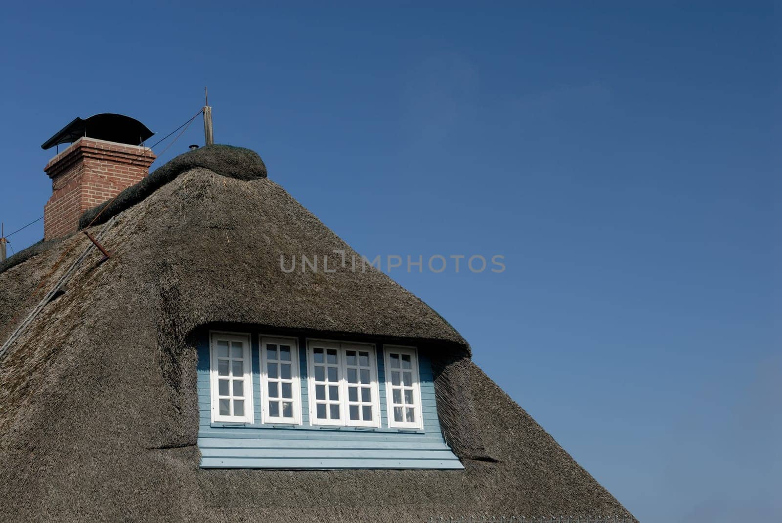 Thatched roof on the island of Sylt,Germany