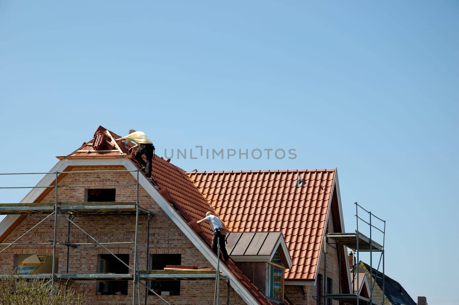 A house is covered