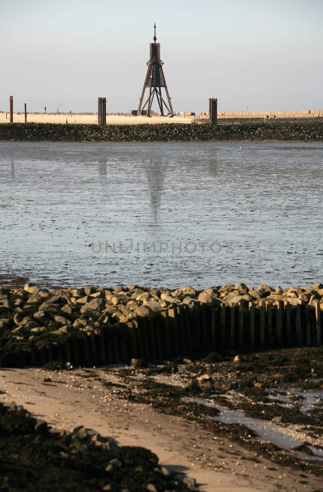The landmark of Cuxhaven on the North Sea