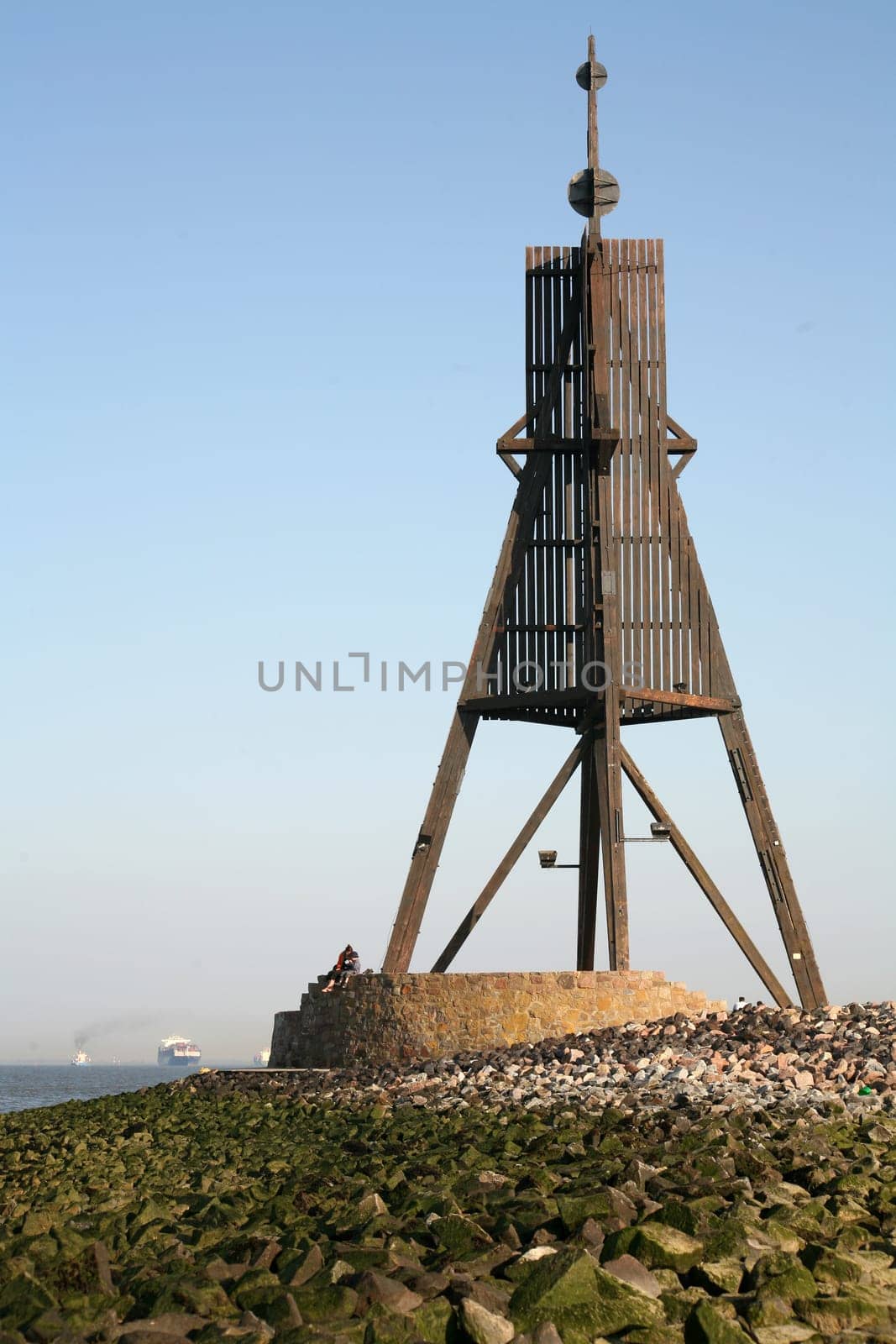 The Kugelbake in Cuxhaven