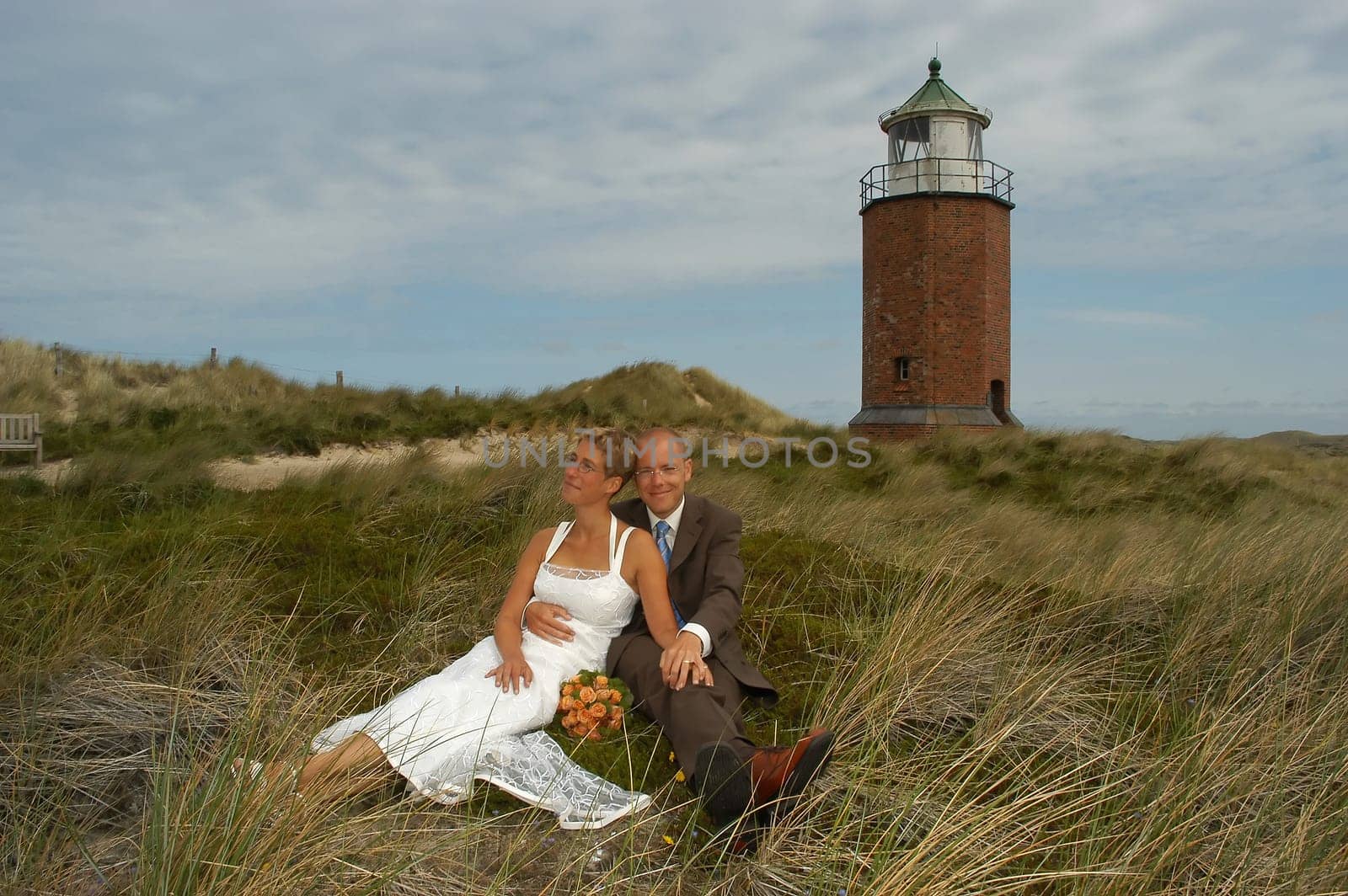 Wedding in the dunes of Sylt,Germany