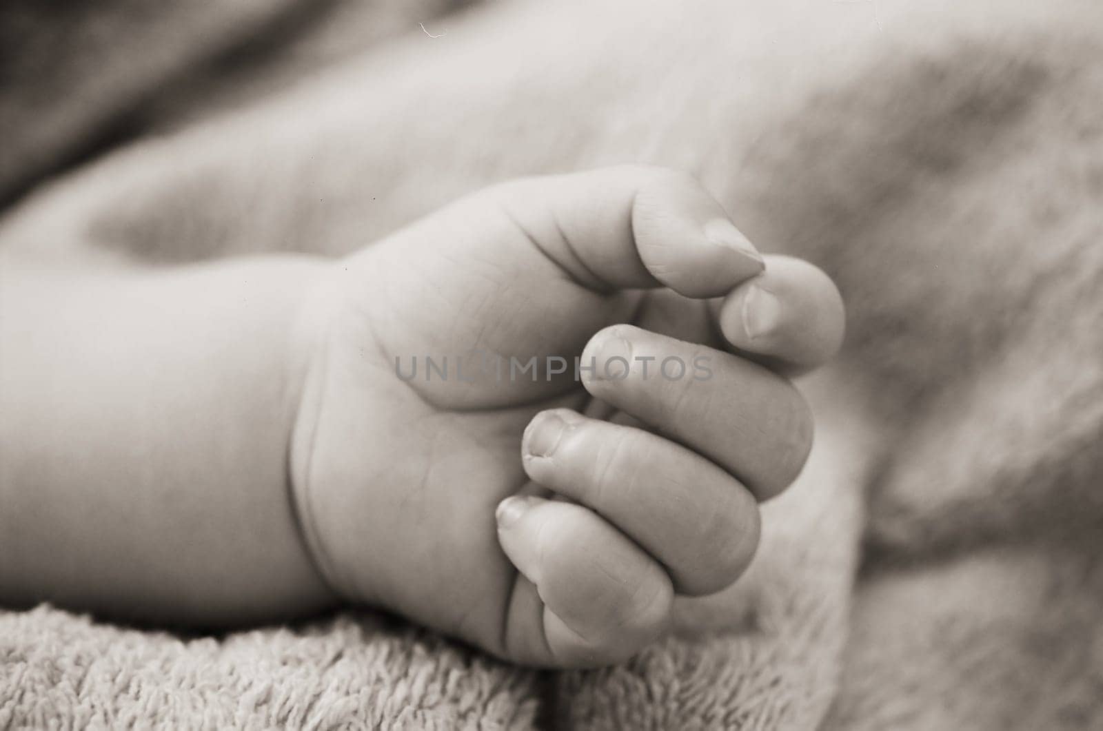 Hand of a baby