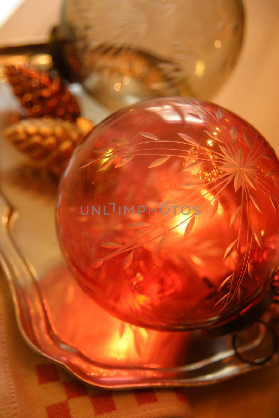 Christmas glass ball