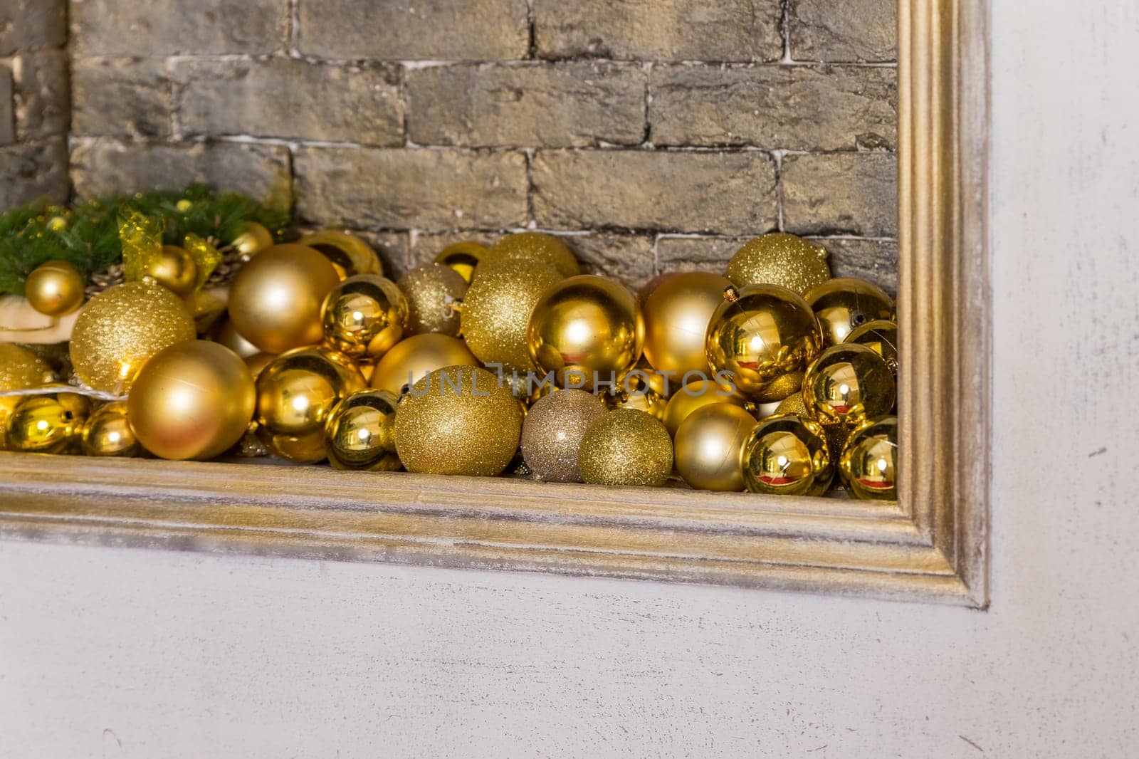 Christmas home decoration background