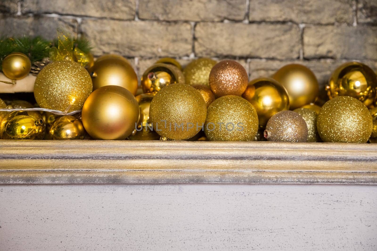 Christmas home decoration background