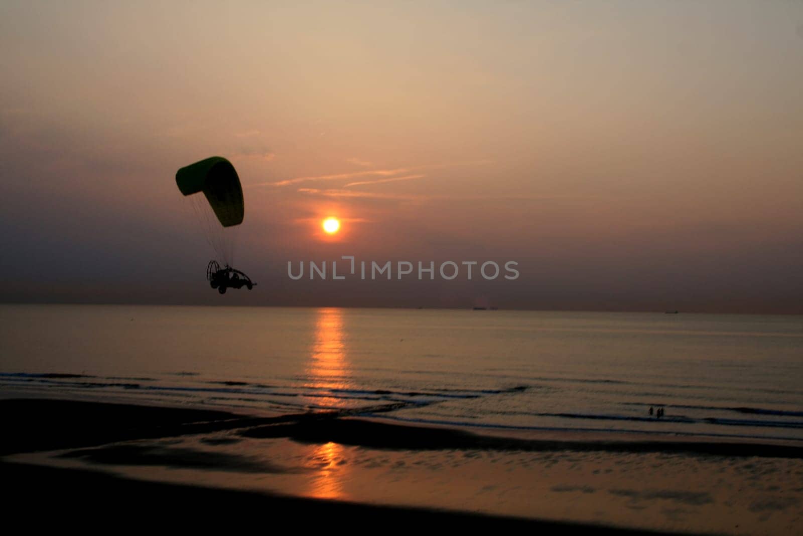 In the evening sky