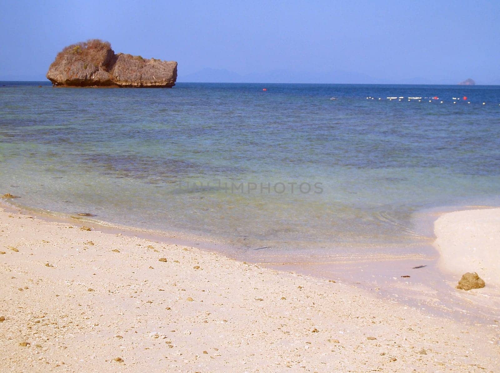 On the beach