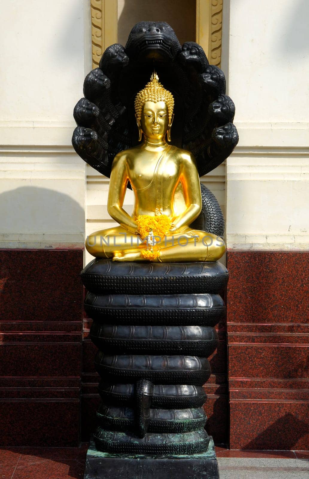 Buddha on the Serpent Throne Bangkok Thailand