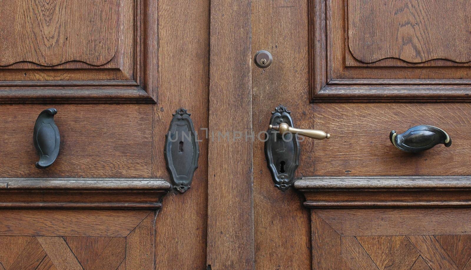 Wooden door detail