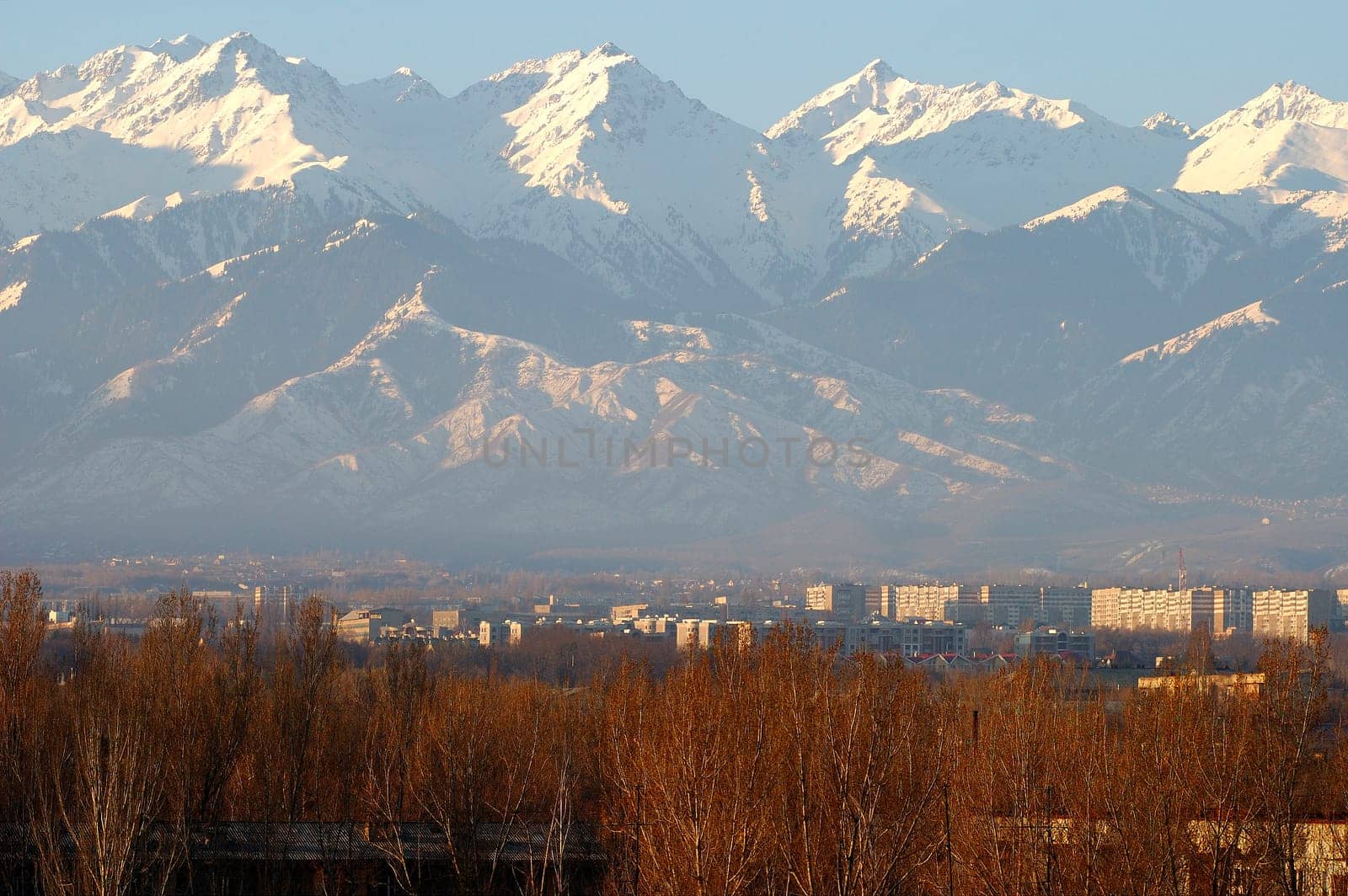 Tien Shan Mountains on the outskirts of Almaty,Kazakhstan