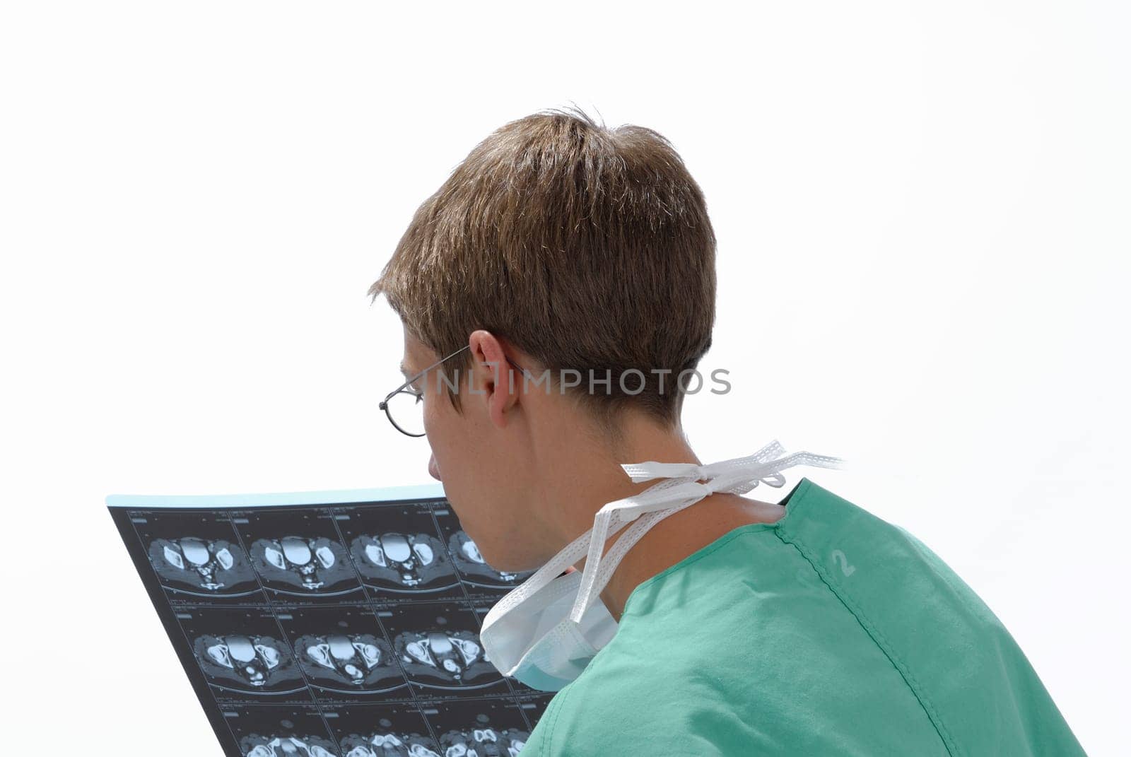 Doctor makes a diagnosis