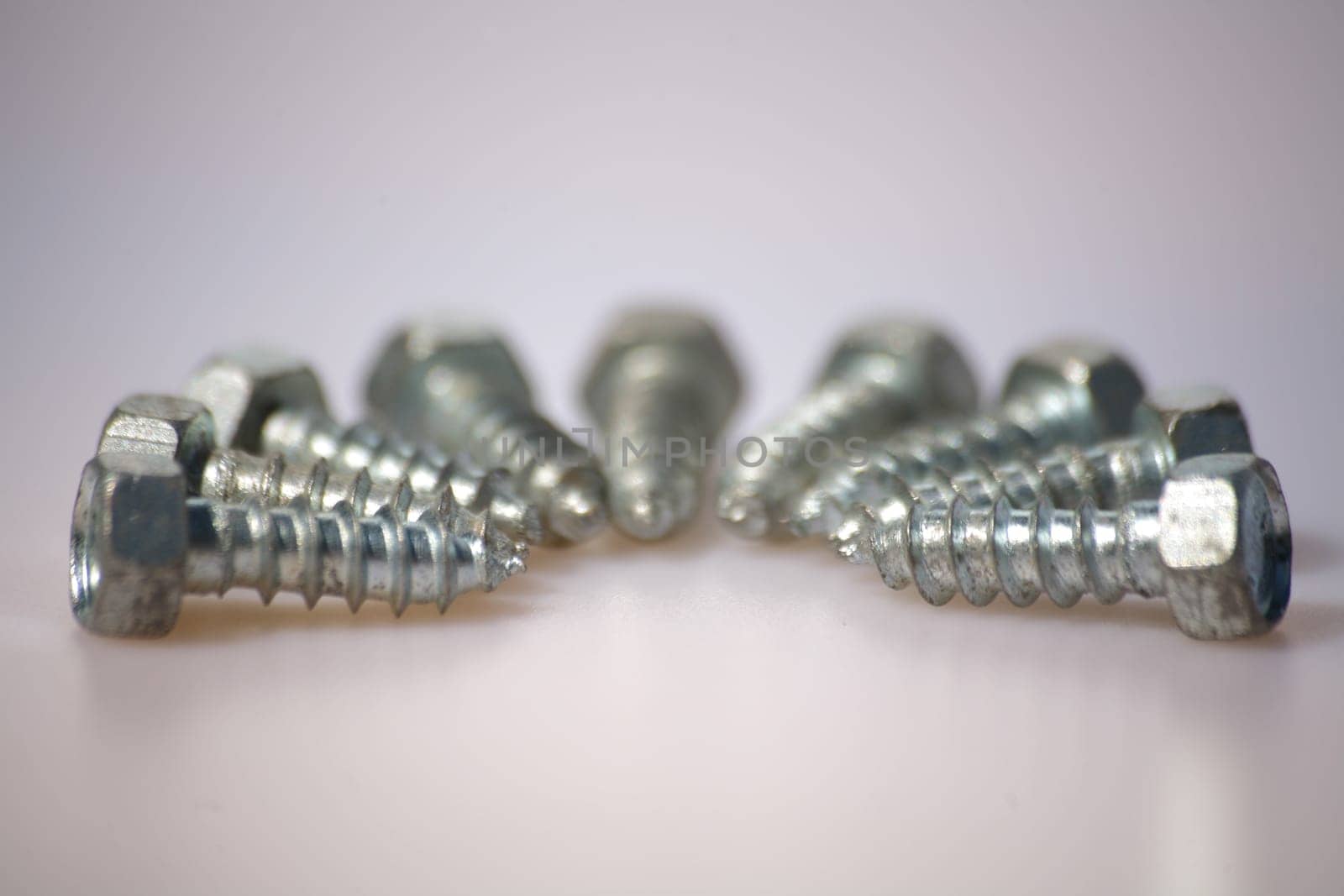 Silver short screws