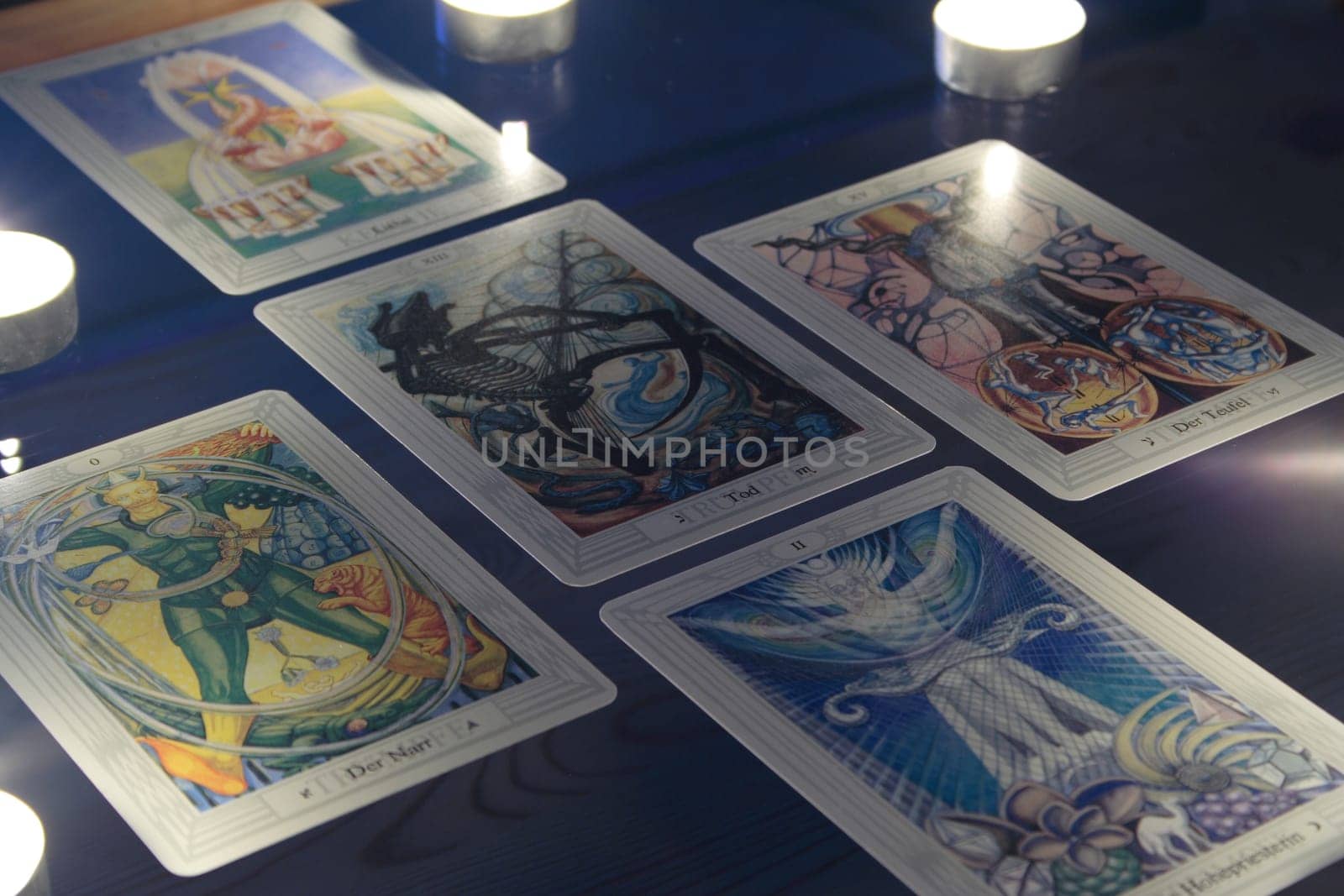 Esoteric Tarot Cards Candlelight