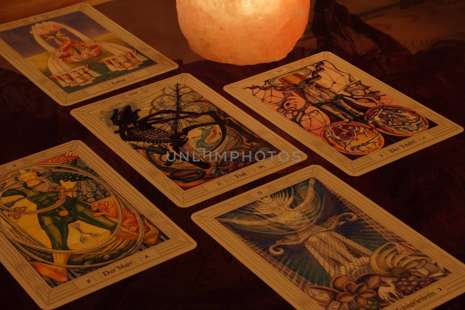 Esoteric Tarot Cards Candlelight