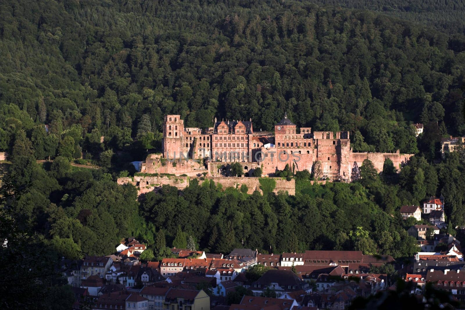 View of Heidelberg Castle from the Philosopher's Path