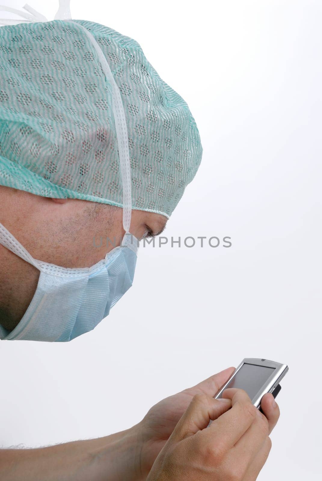 Doctor with PDA