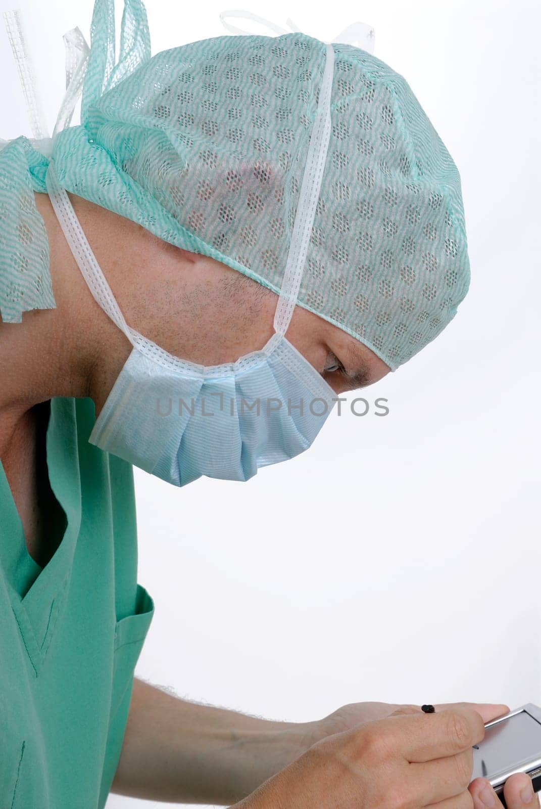 Doctor during data collection