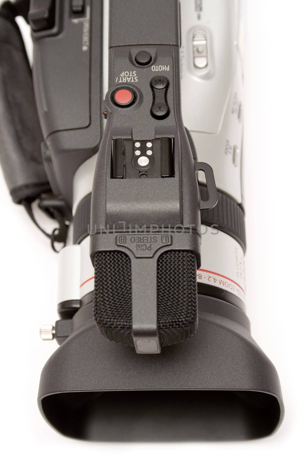 Camcorder top view