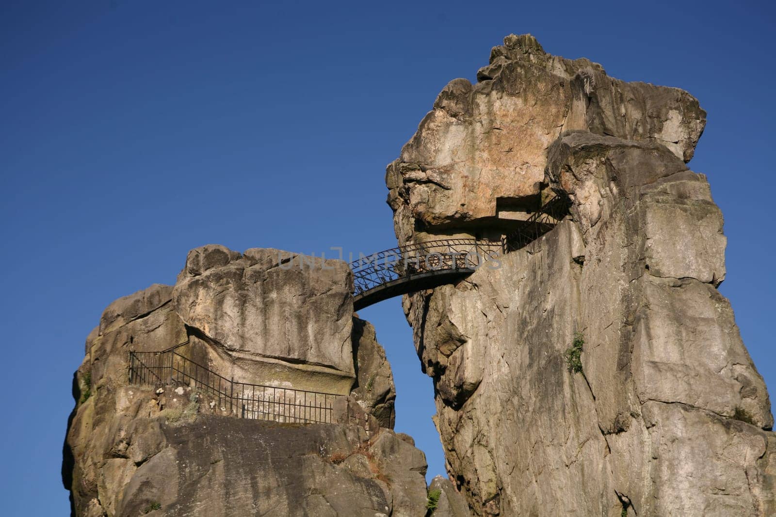 The imposing rocks of the Externsteine in Lipperland