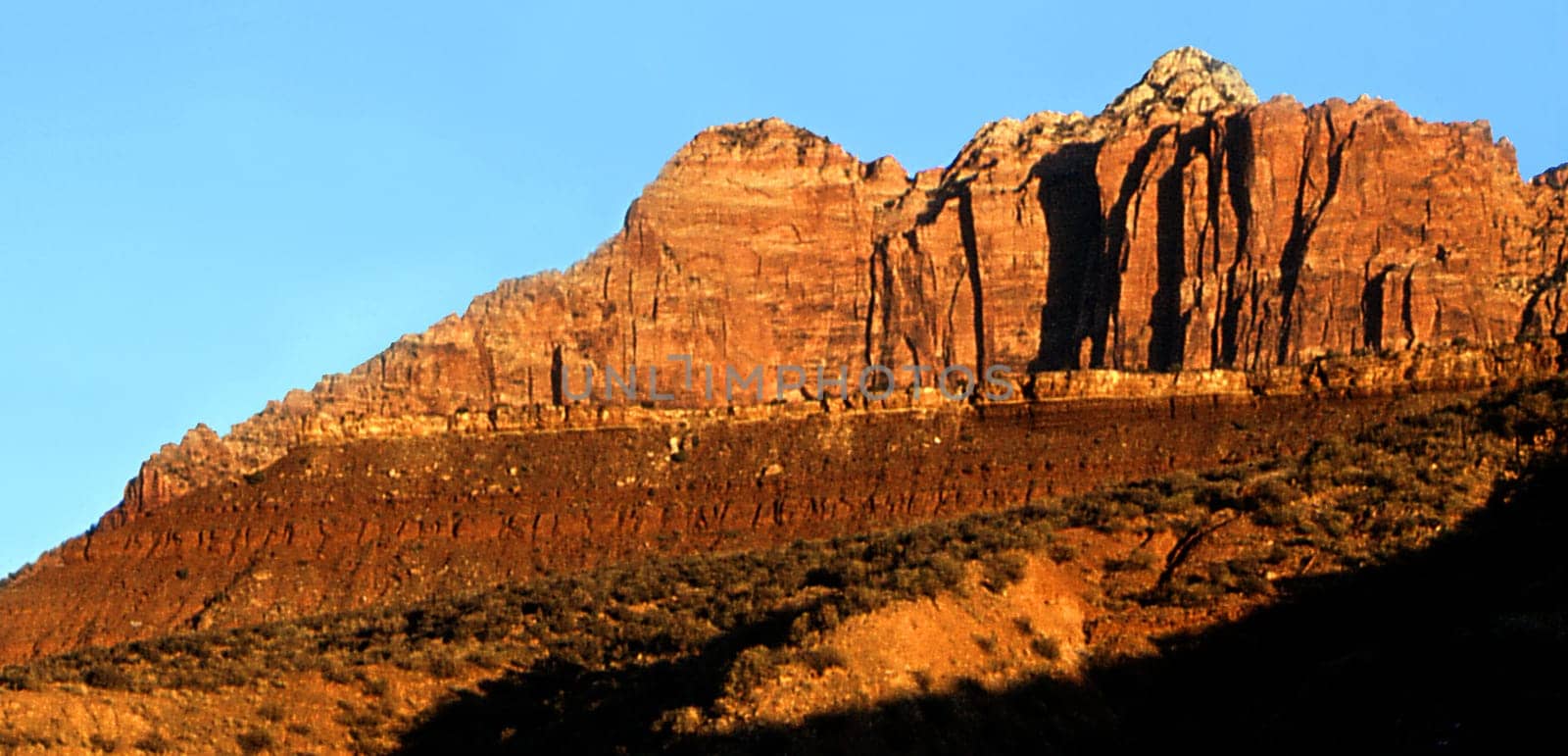 --Scan from slide--Along a beautiful sightseeing route somewhere in Utah,USA.