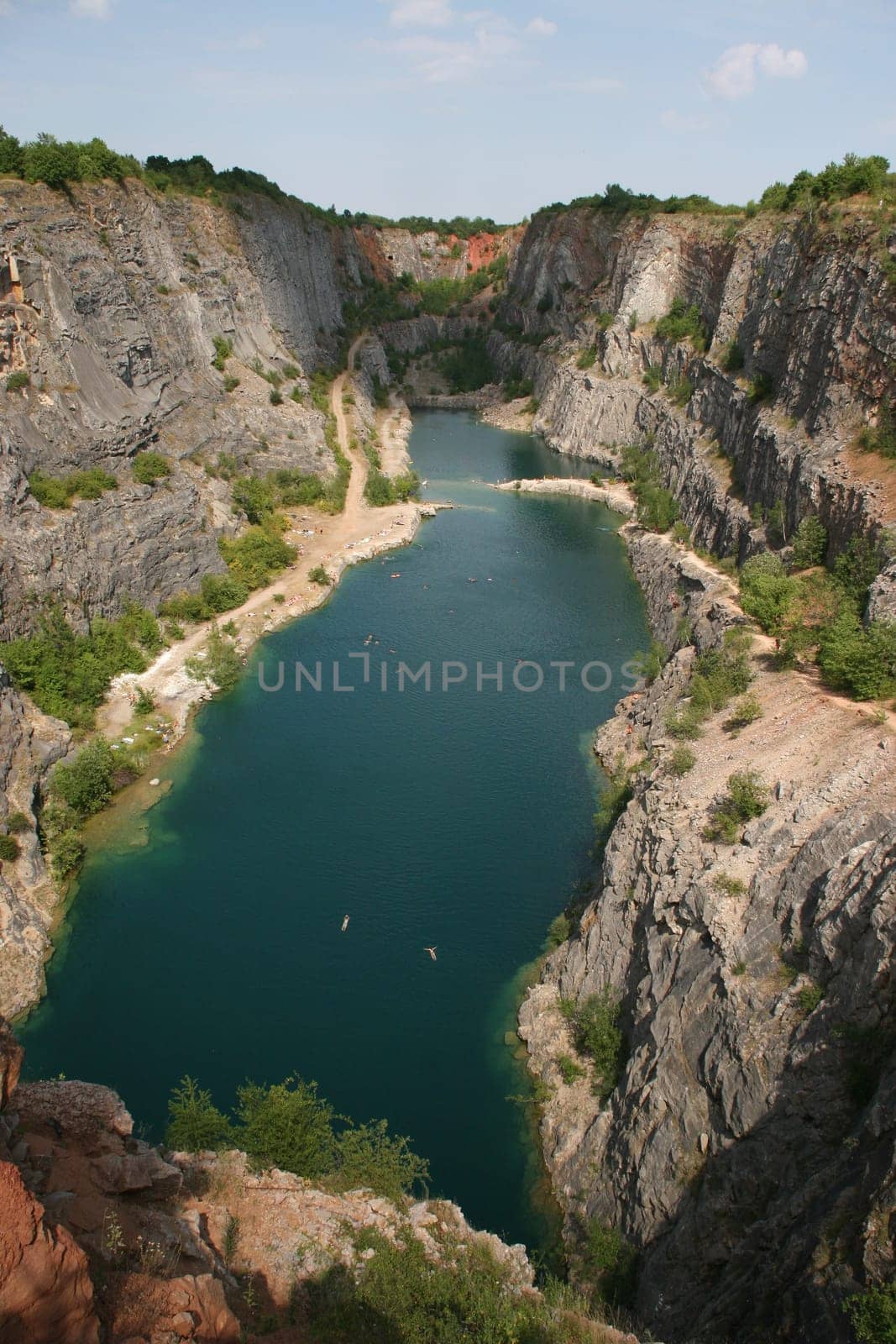Yes,it's really called "America"" a gorge near Prague... To get down you either have to abseil or be good at climbing  -) I'm sure I'd be there every day,I'd live there... just awesome there!"