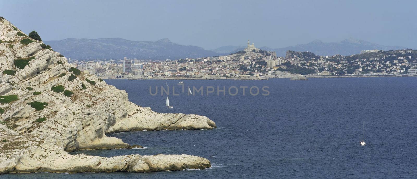 View of Marseille from Iles du Frioul - 6x7