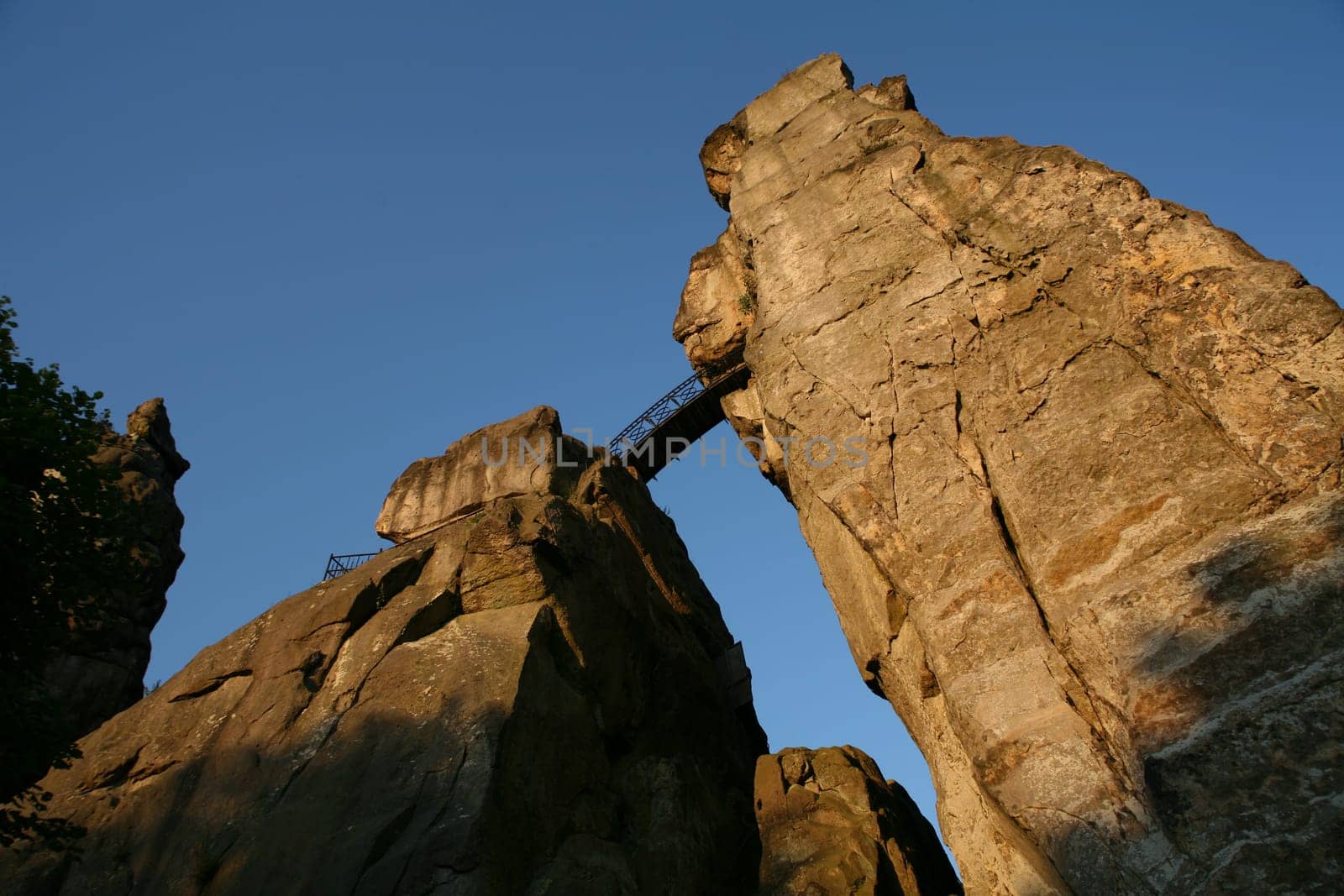 The imposing rocks of the Externsteine in Lipperland