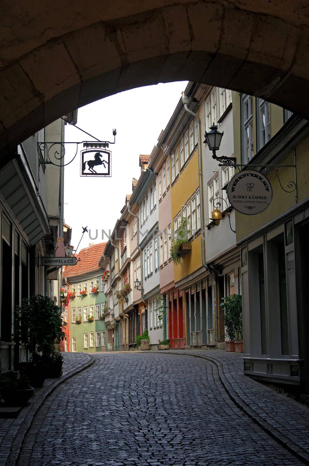 Krämerbrücke,Erfurt,Thuringia,Germany