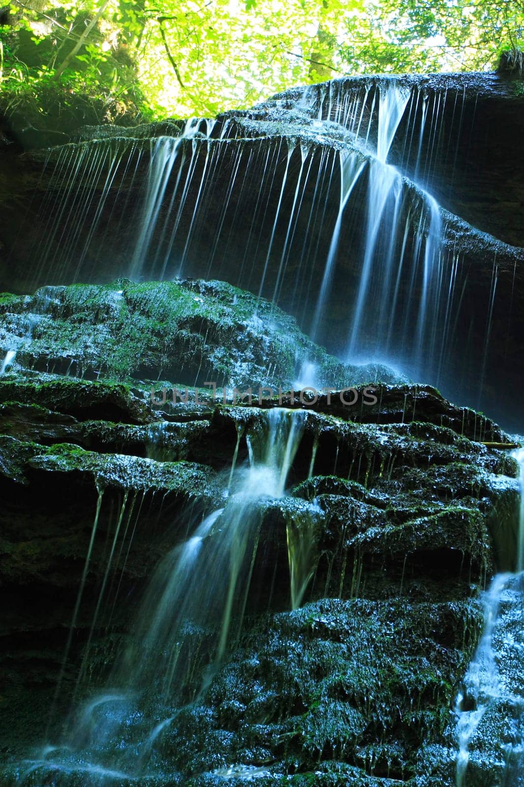 Hörschbach Falls in the Swabian-Franconian Forest