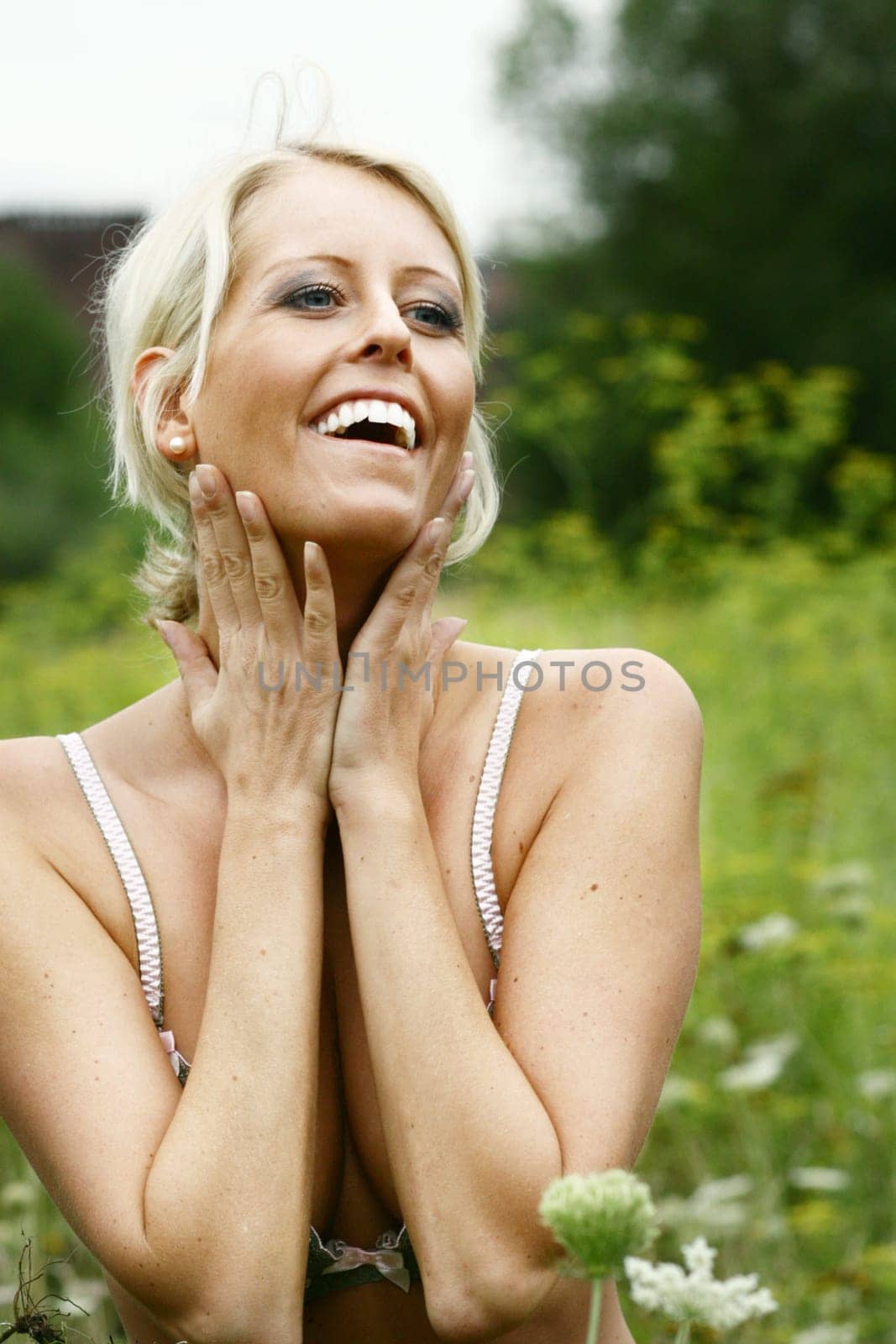 Woman in the countryside