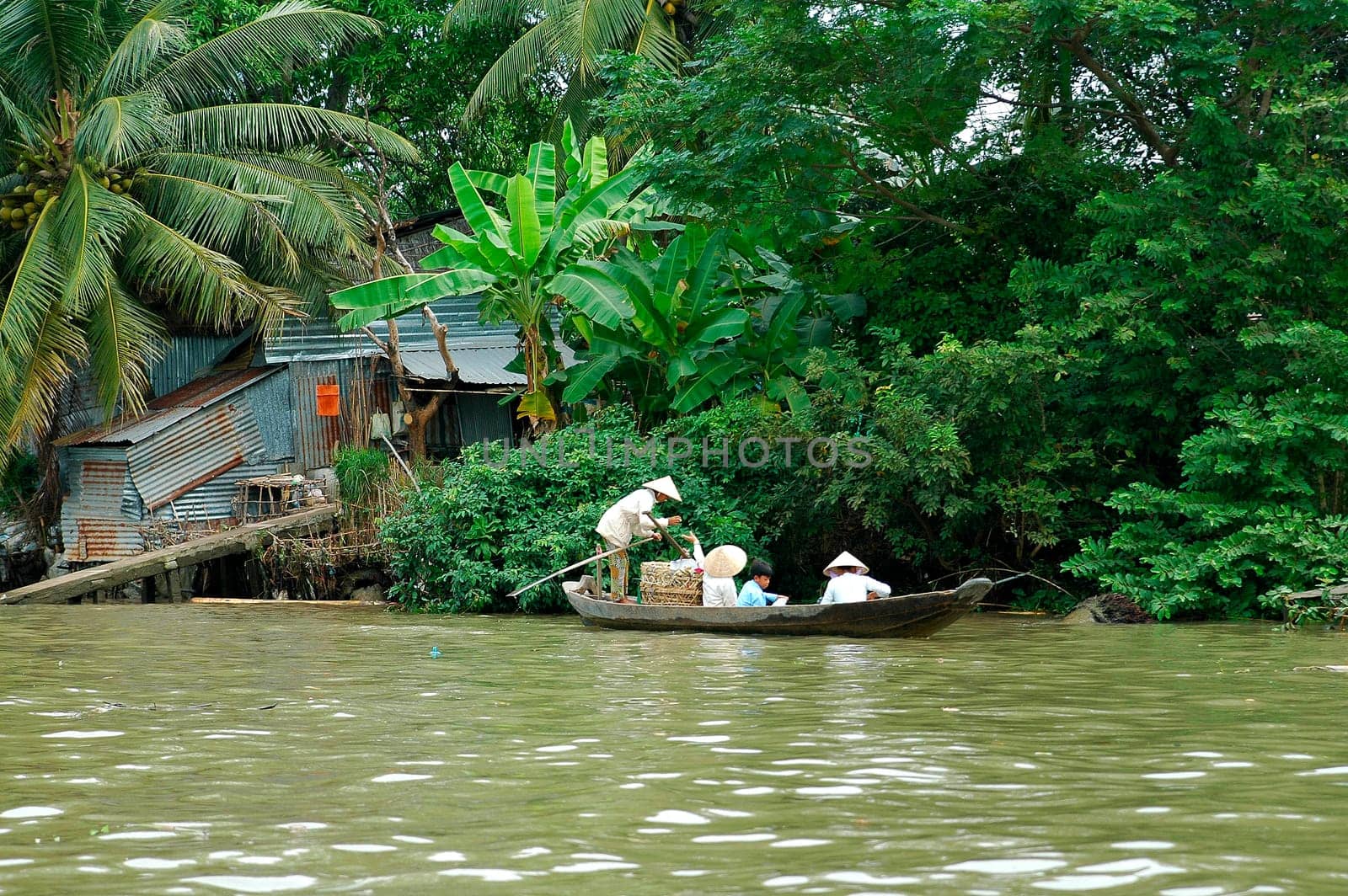 On the Mekong River Vietnam