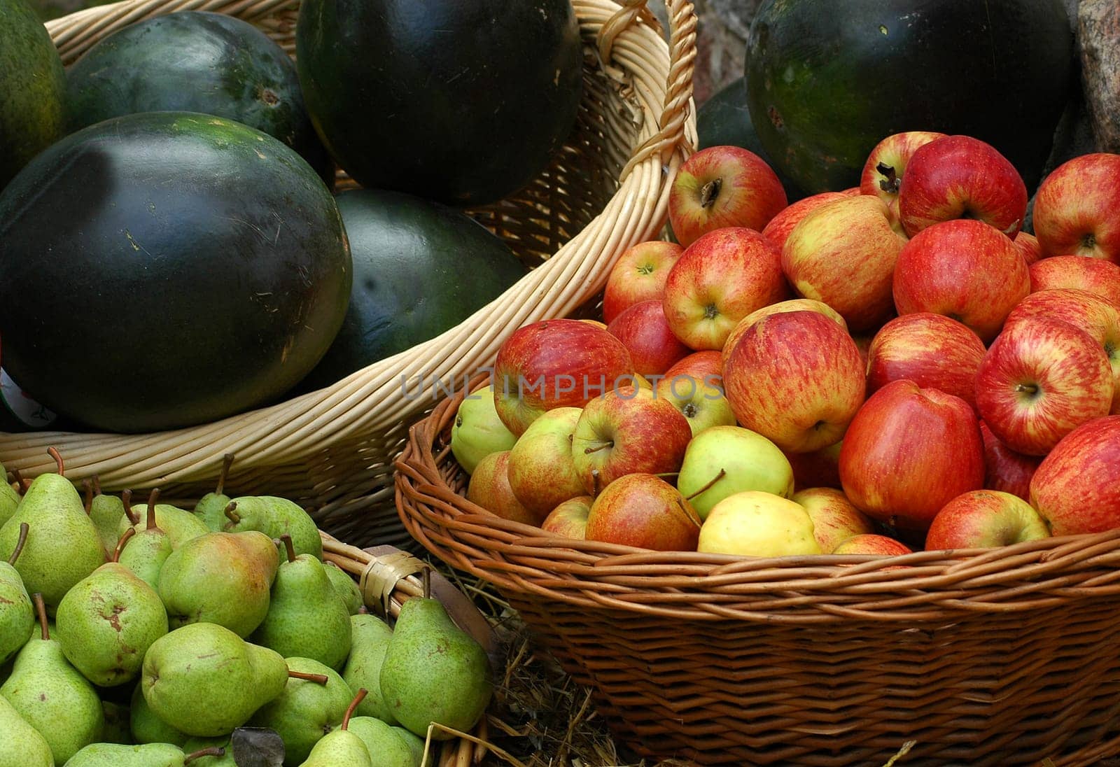 Fresh fruit was also a must-see at the medieval market!