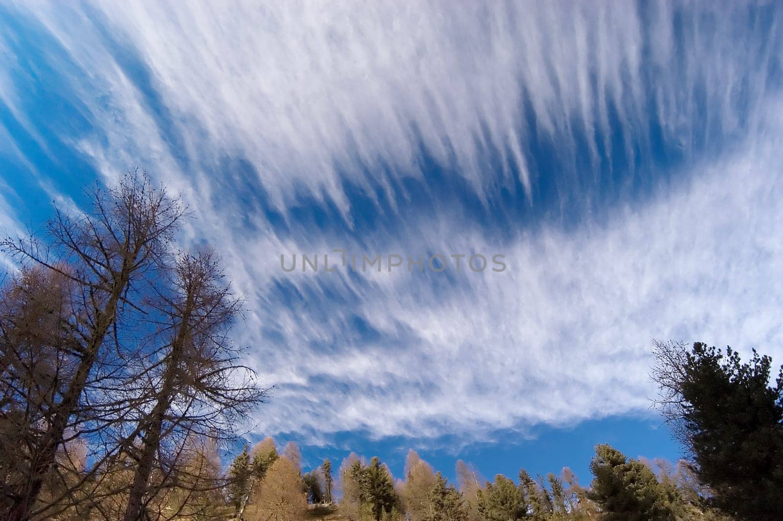 Strange cloud formation