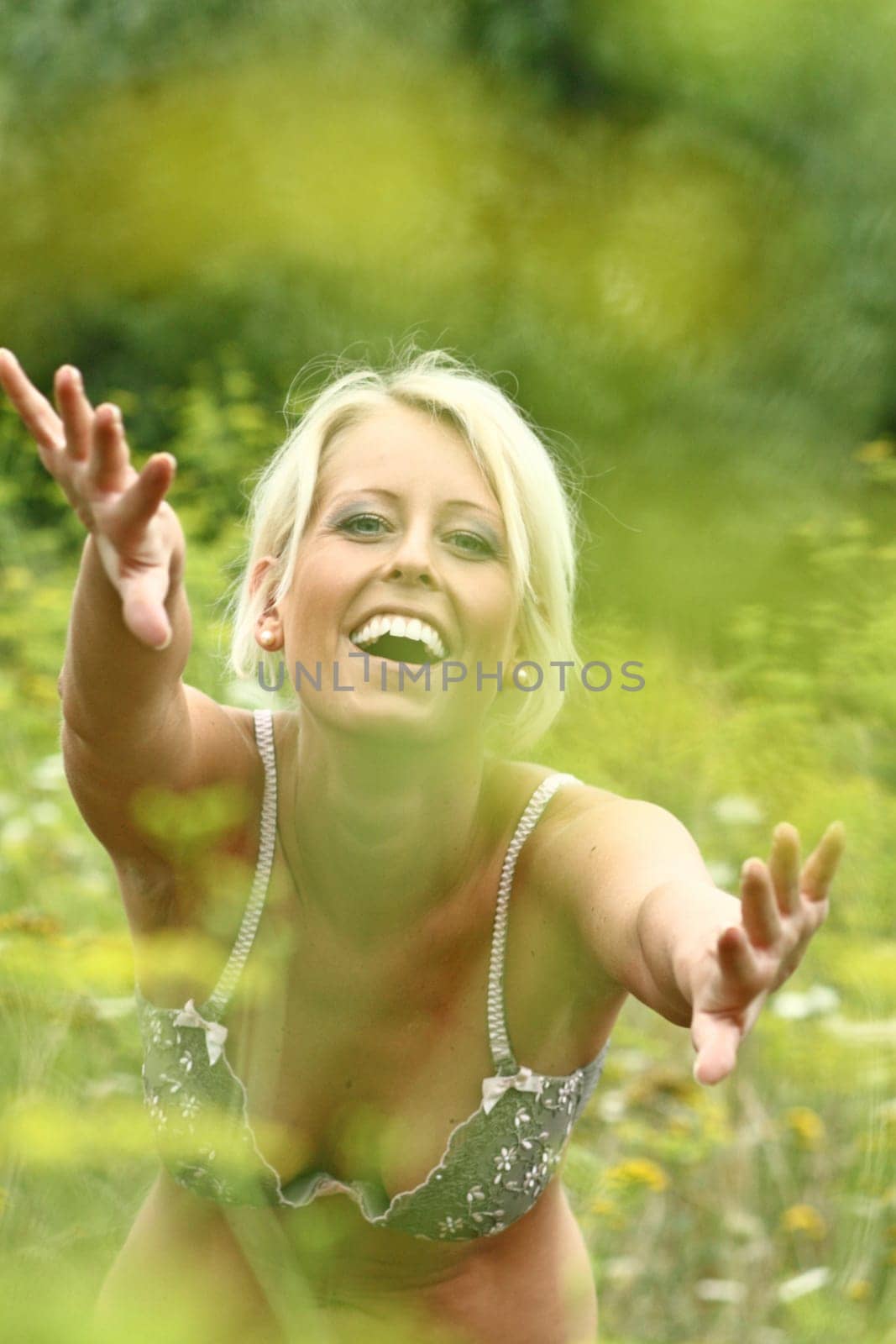Woman in the field