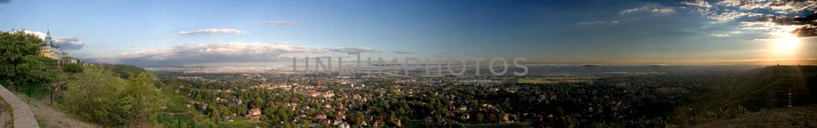 The Spitzhaus is a popular vantage point in Radebeul near Dresden.You can see almost all of Dresden from this point and the city of Radebeul.In very good weather you can see from here as far as the Elbe Sandstone Mountains