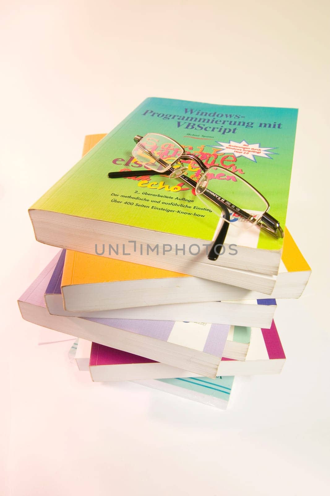 Book with glasses