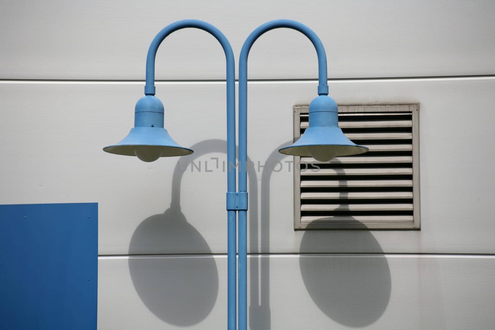 Blue street lighting